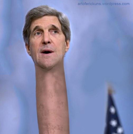Kerry too enthusiastic for war