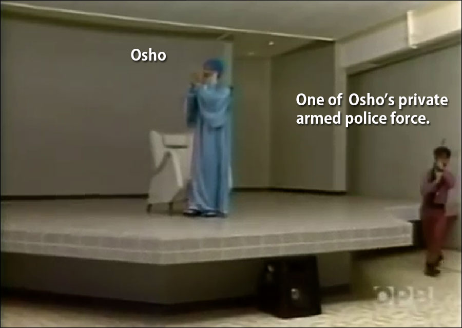Osho-and-armed-guards