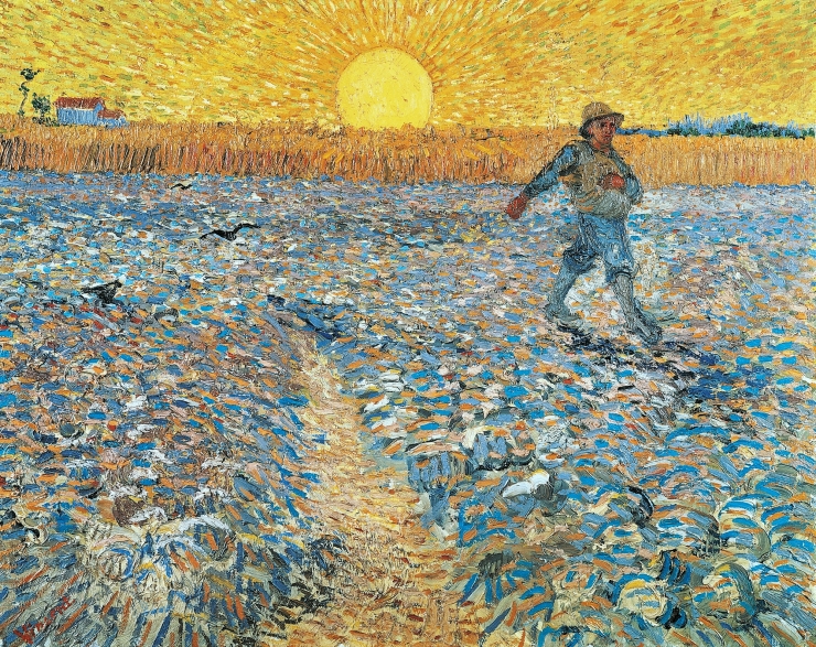 The Sower (Sower with Setting Sun), 1888 - Vincent van Gogh