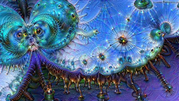 Google Deep Dream inceptionism fractal 
