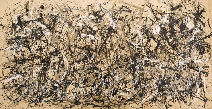 Pollock-painting