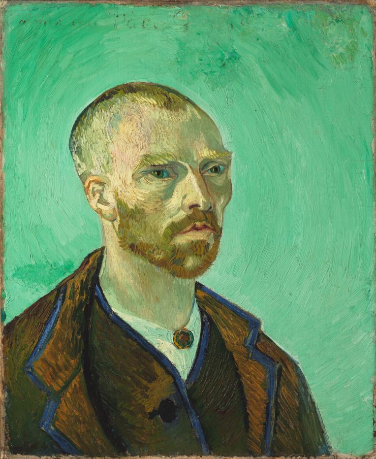 Self-Portrait Dedicated to Paul Gauguin, 1888, by Vincent Van Gogh