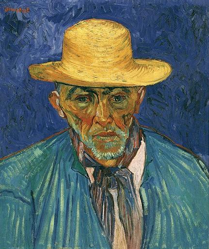 Portrait of Patience Escalier, Shepherd in Provence, 1888. by Vincent Van Gogh